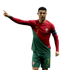 Cristiano Ronaldo Portugal football render PNG