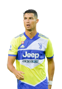 Cristiano Ronaldo in Juventus third kit PNG