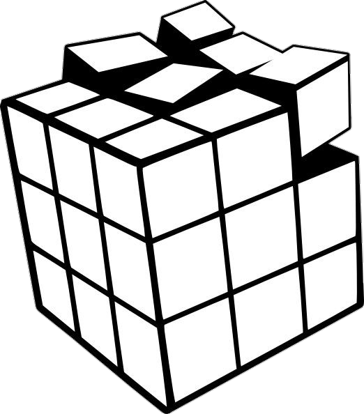 Blank Rubik's Cube Png