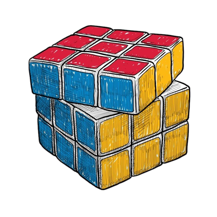 Rubik's Cube Art Png