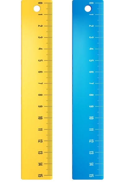 Yellow Blue Ruler Png