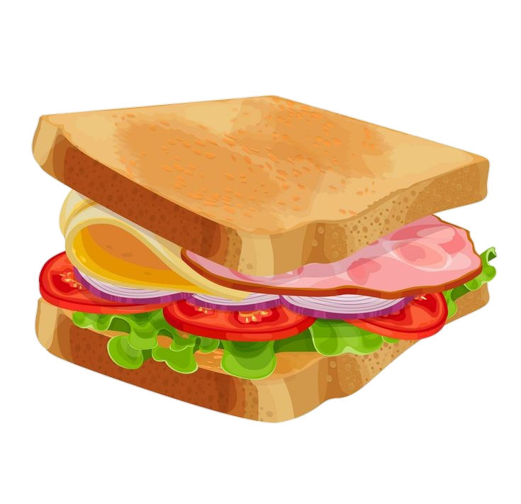 Transparent Sandwich Illustration Png