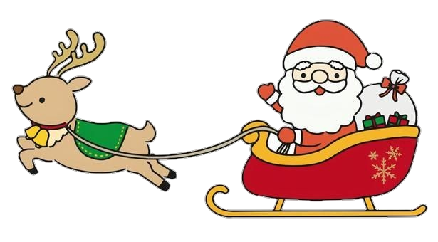 Reindeer Santa Claus Png