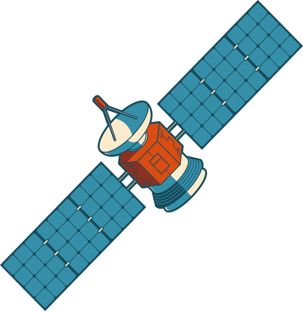 Satellite illustration Png