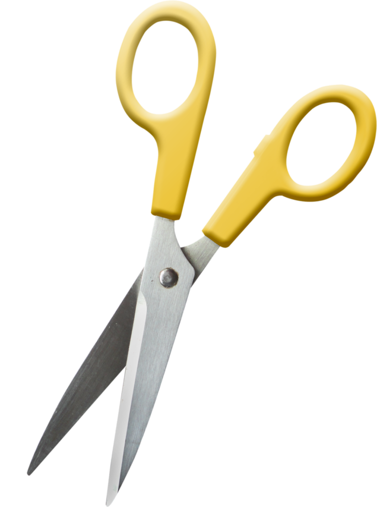 Yallow Scissor png