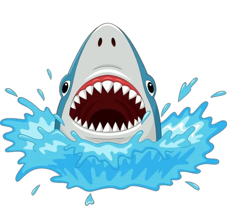 Shark Jaws clipart Png