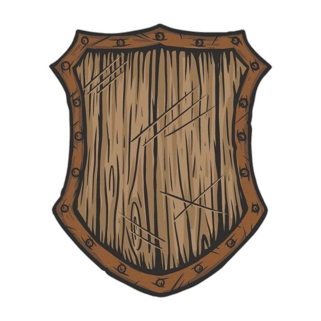 Wooden Shield clipart Png