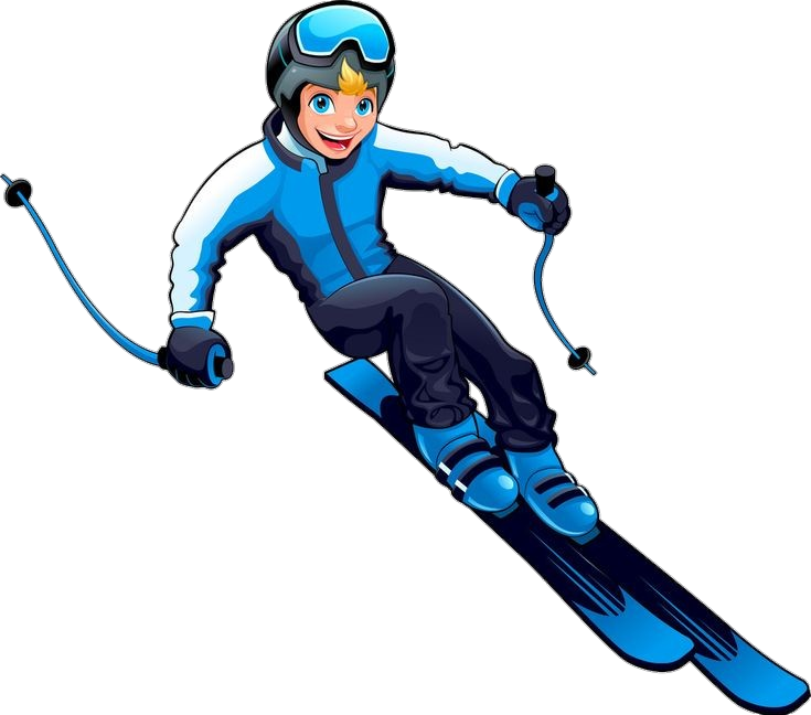 Skier Boy Clipart Png