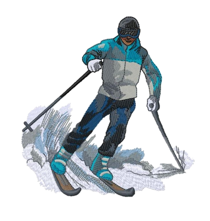 Transparent Skiing png image