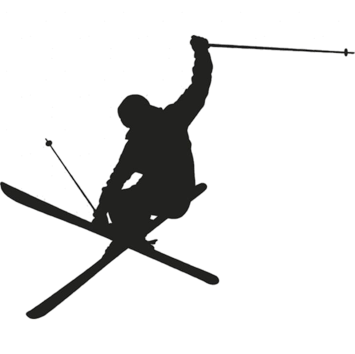 Skiing Silhouette Png