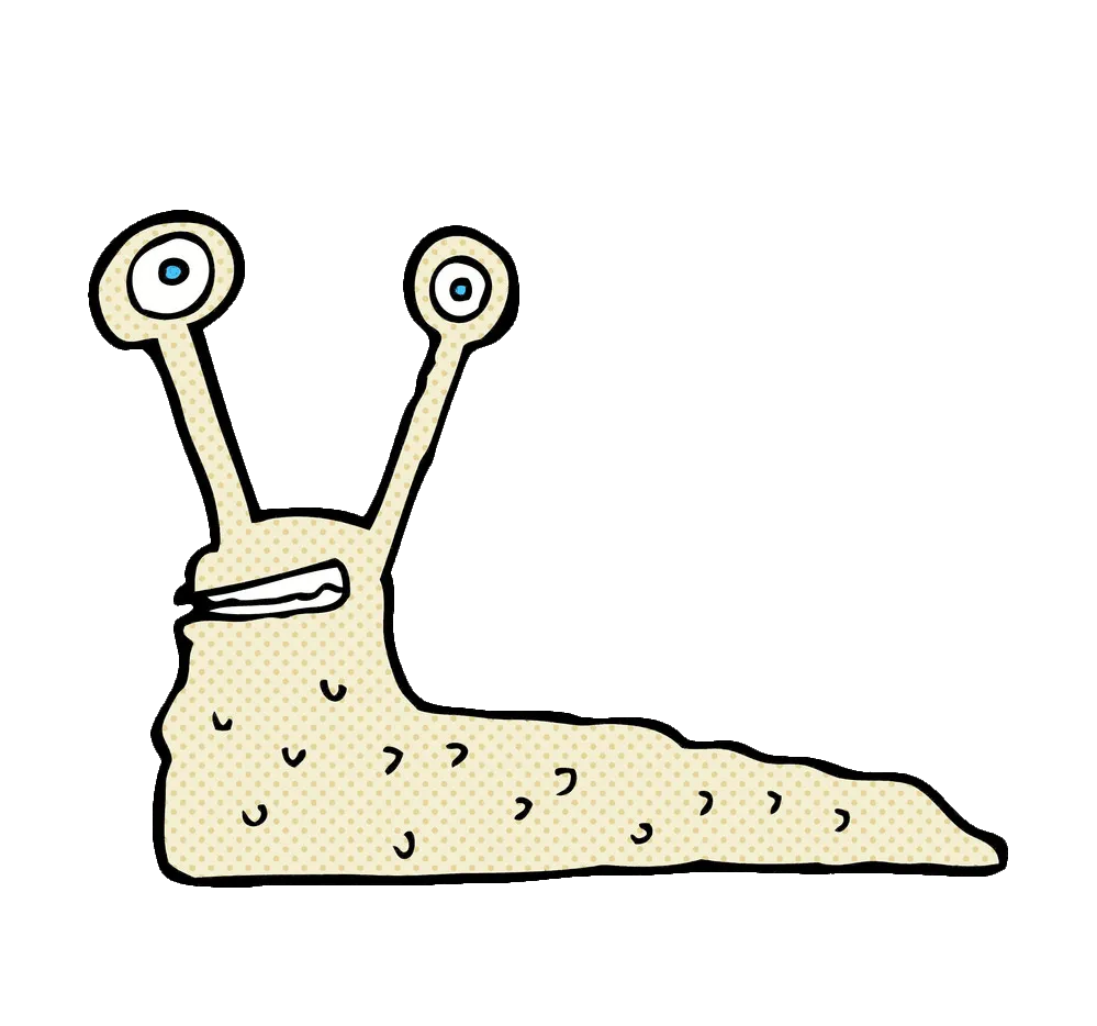 Cute Slug clipart PNG