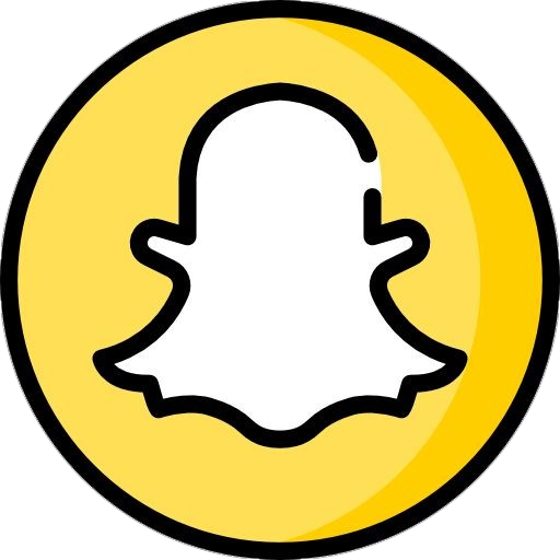 Circular Snapchat Logo Png