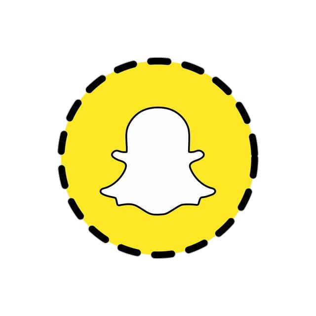 Round Snapchat Logo Png