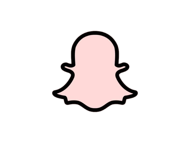 Pink Snapchat Logo Png