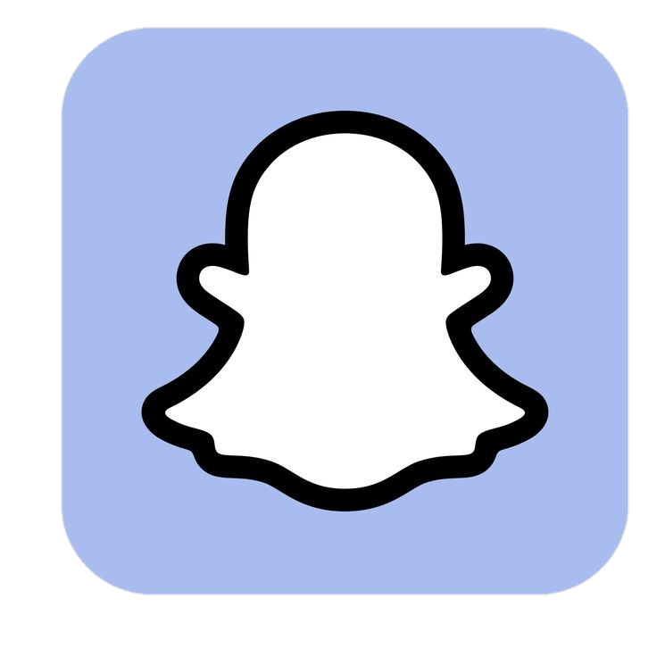 Blue Snapchat Logo Png