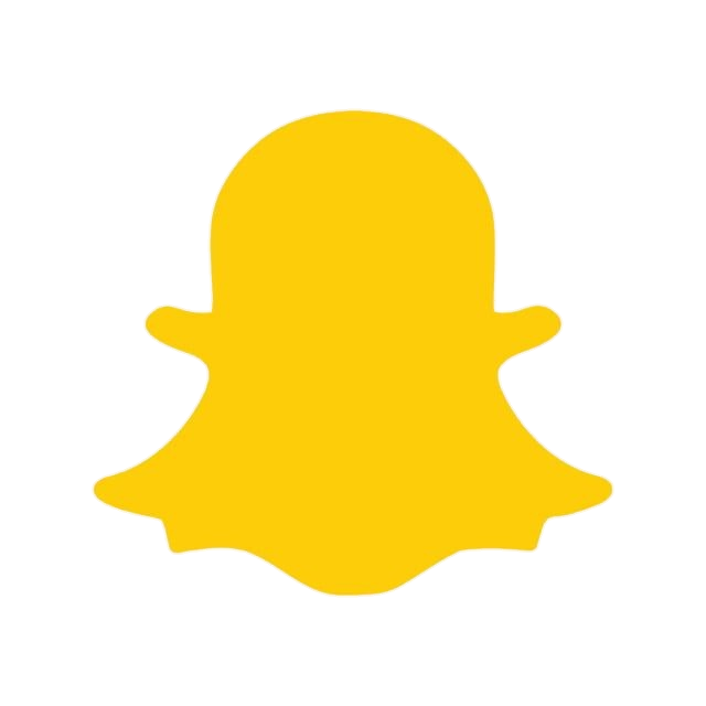 Snapchat Orange Logo vector Png