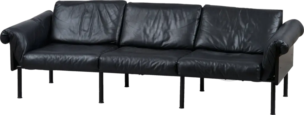 Black Sofa Png