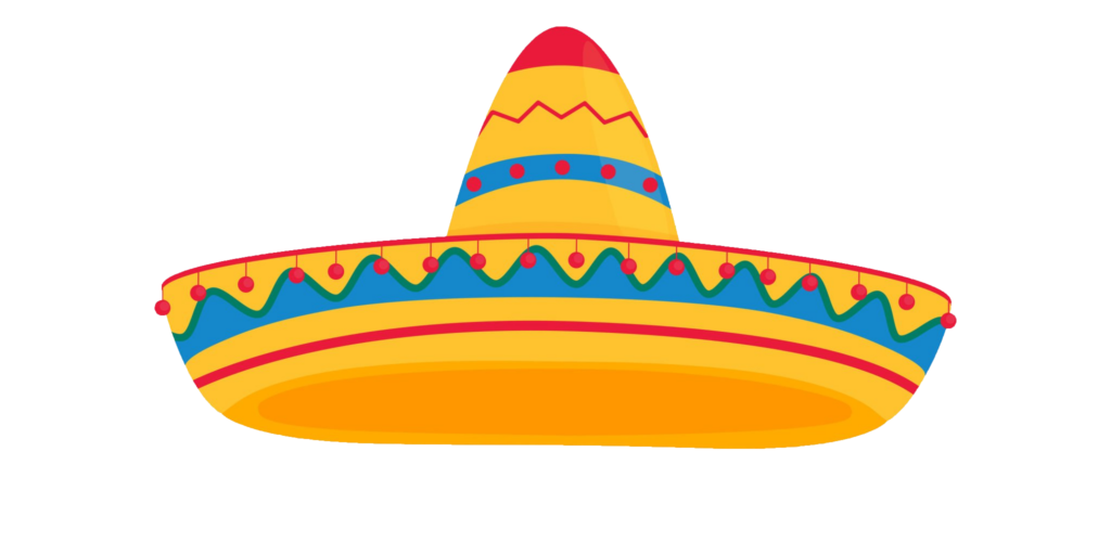 Mexican Sombrero clipart PNG