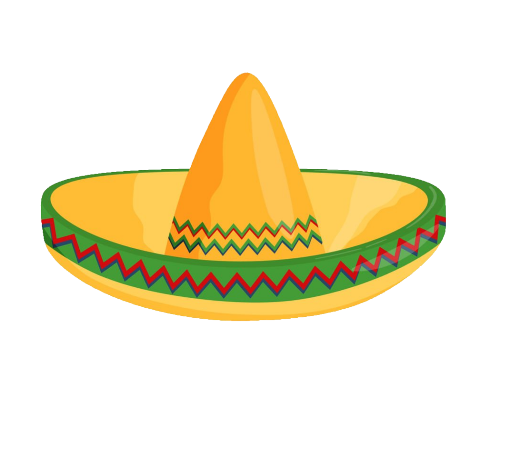 Mexican Sombrero clipart PNG