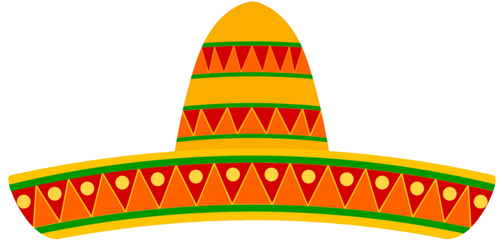 Mexican Sombrero clipart PNG