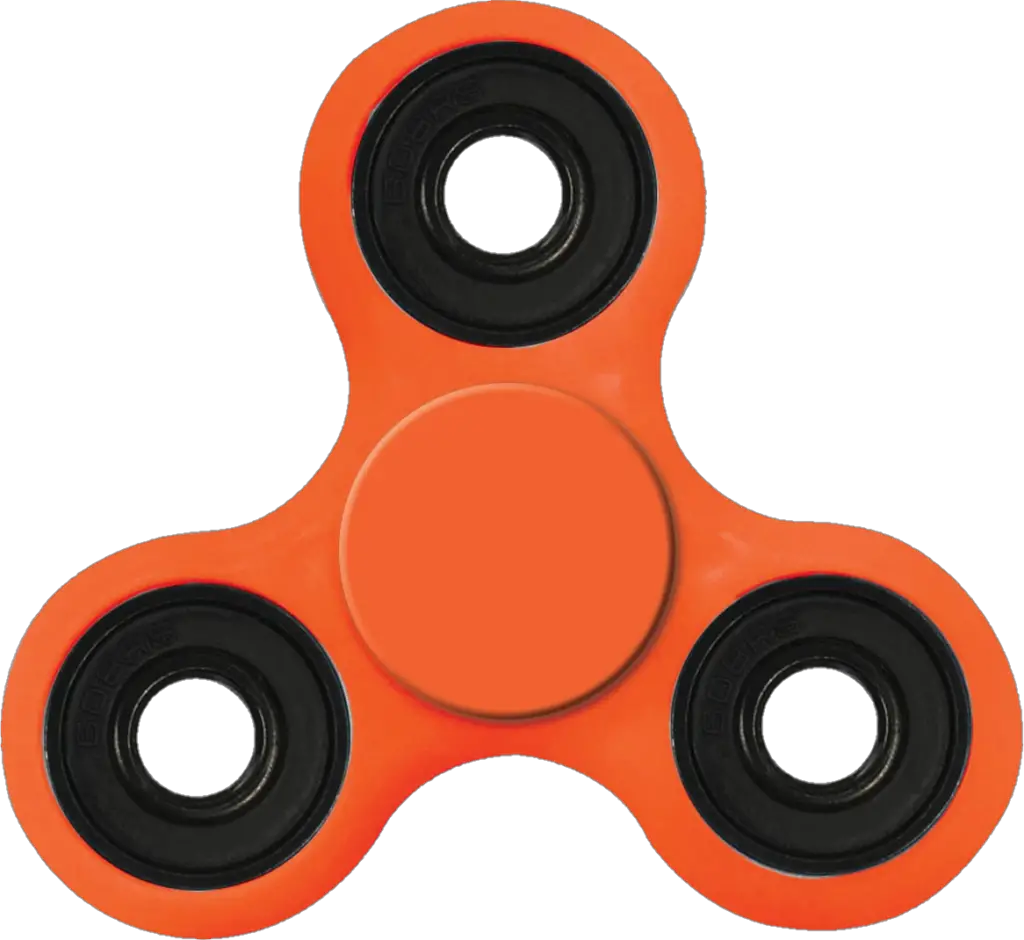 Orange Fidget Spinner Png