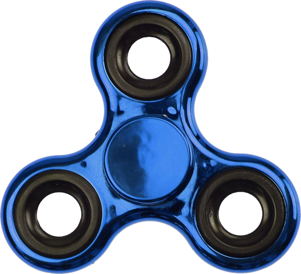 Blue Fidget Spinner Png