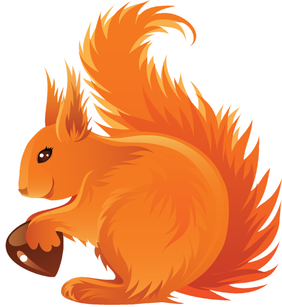 Red Squirrel Vector png