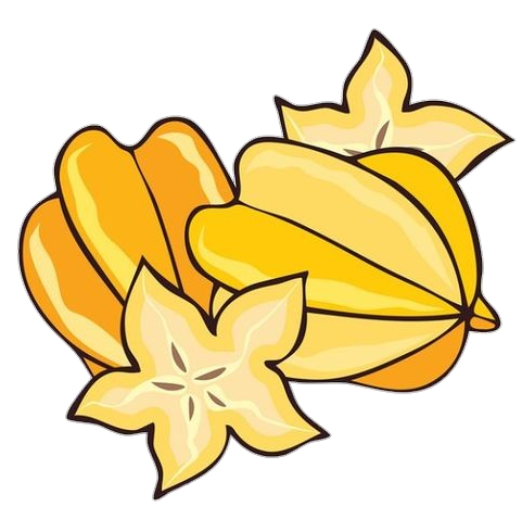 Star Fruit clipart Png