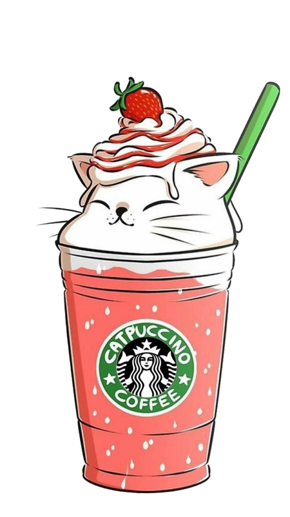 Pink Starbucks Coffee Cup clipart Png