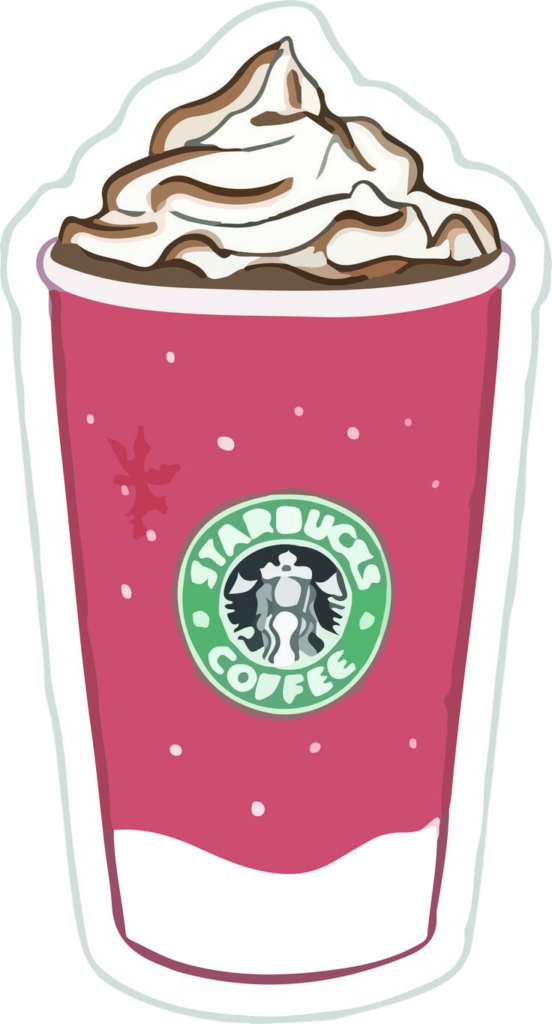 Starbucks Coffee Cup Sticker Png