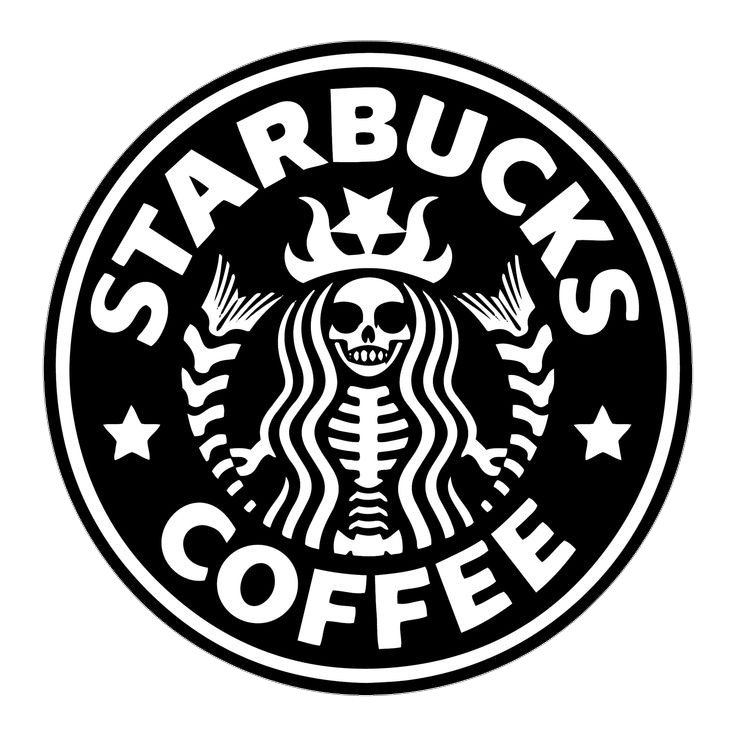 Starbucks Black Logo Png