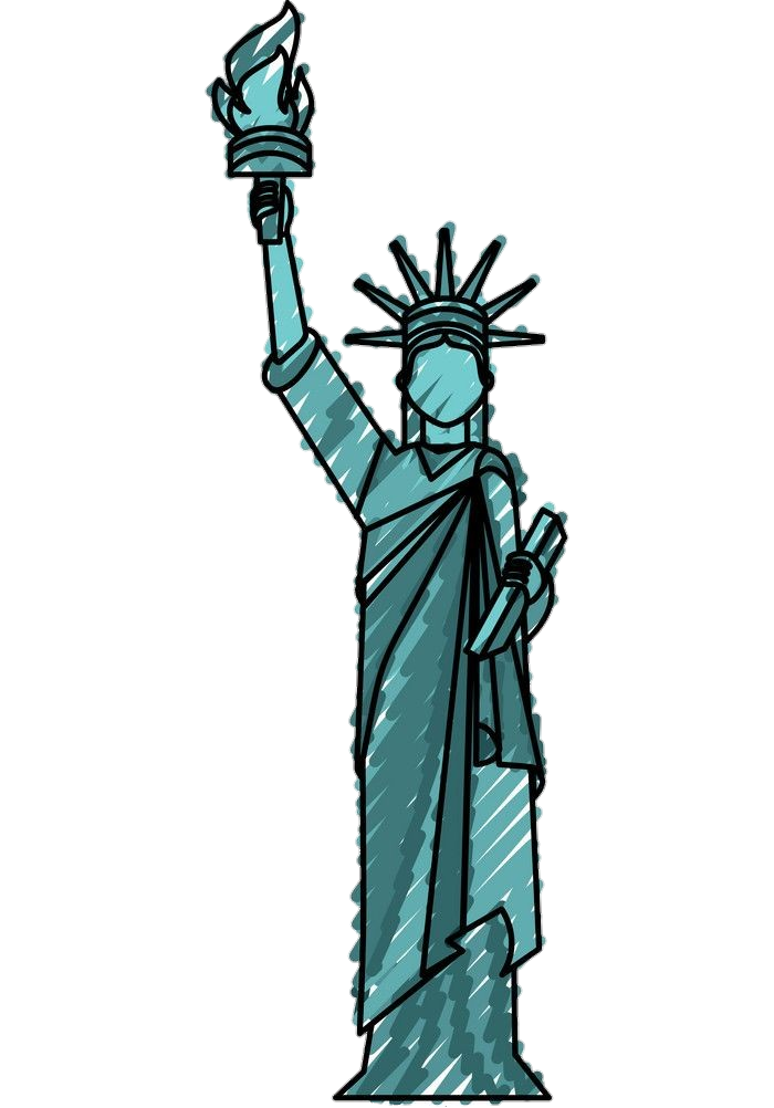 Statue of Liberty Drawing Png