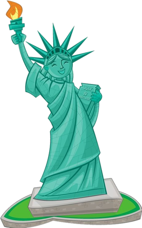 Statue of Liberty Cartoon Png