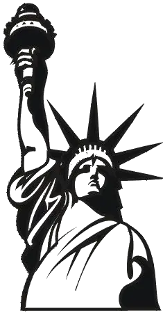 Half Statue of Liberty Icon Png