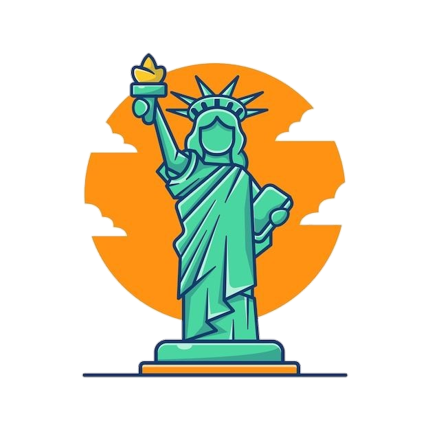 Statue of Liberty Logo icon Png