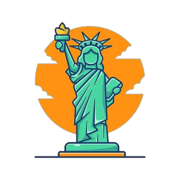 Statue of Liberty Logo icon Png