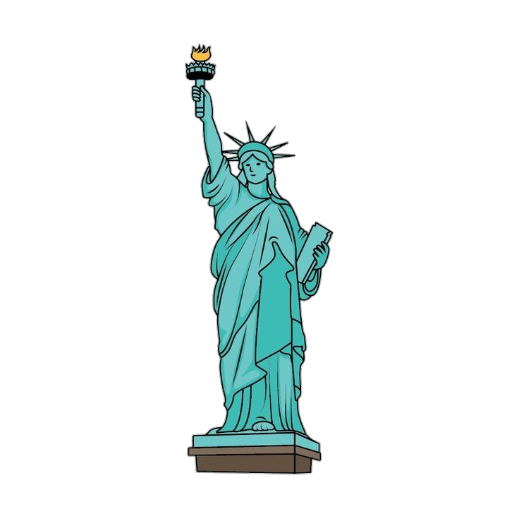Statue of Liberty clipart Png