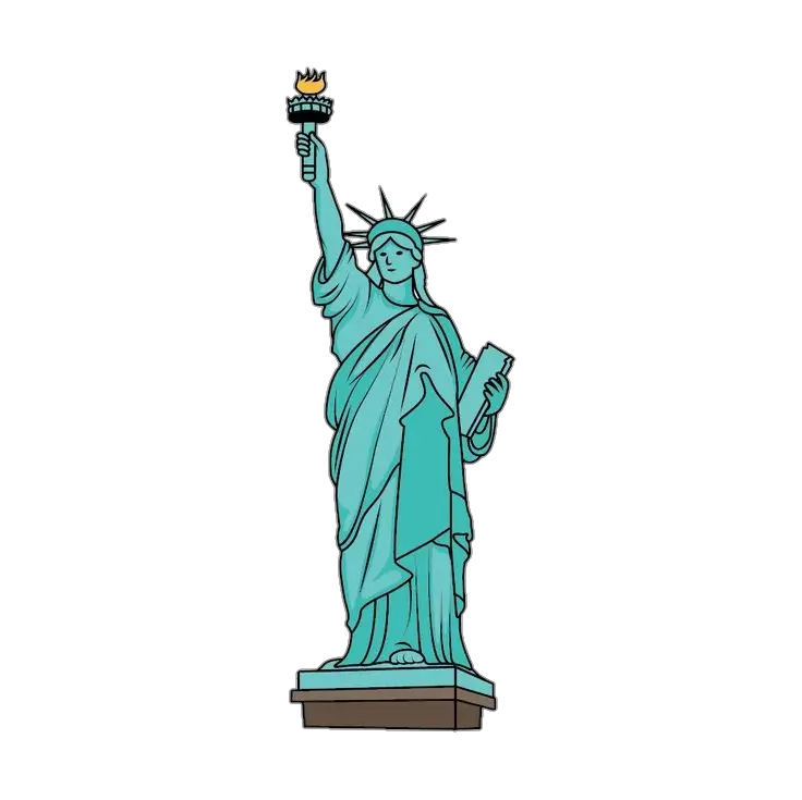 Statue of Liberty clipart Png