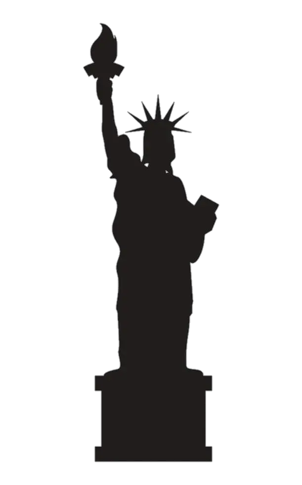 Statue of Liberty Silhouette Png