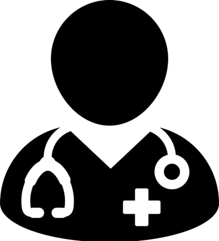 Medical Stethoscope Holding Person vector Icon Png