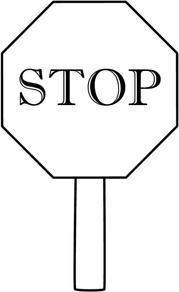 Stop Sign Drawing vector Png