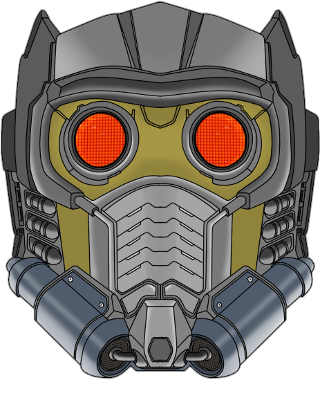 Animated Star Lord Helmet Png