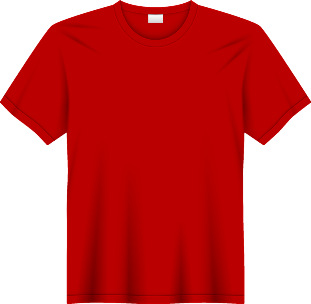 Red T-Shirt Vector Png