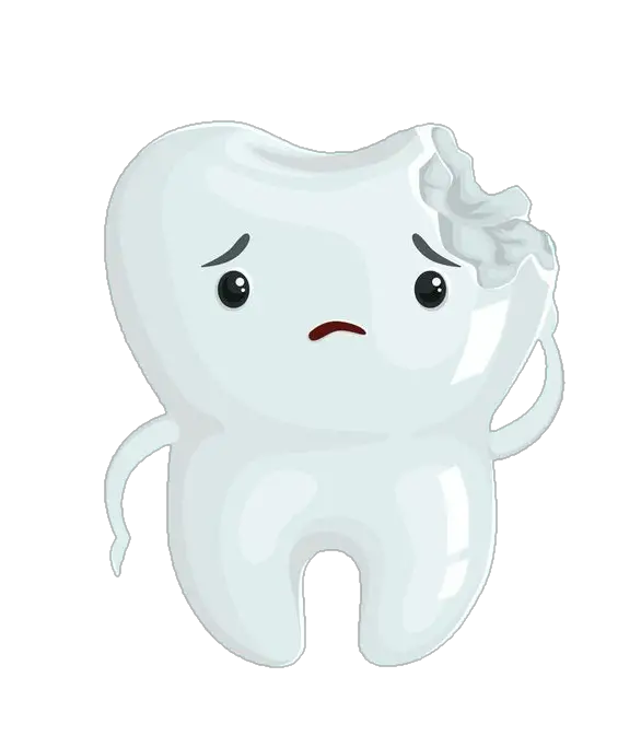 Damage Teeth Clipart Png