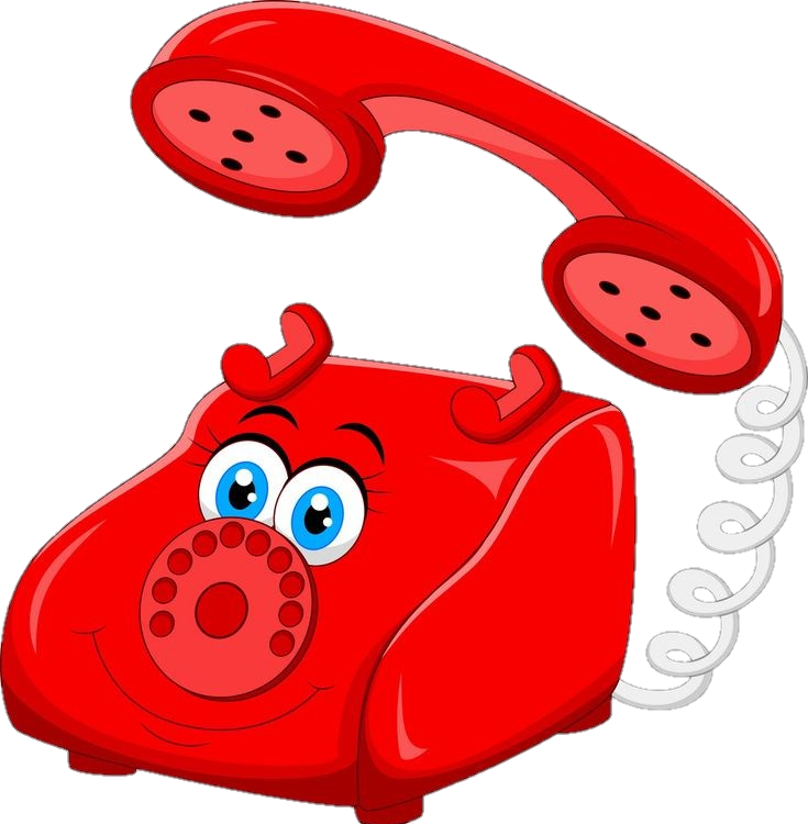 Cartoon Telephone clipart PNG