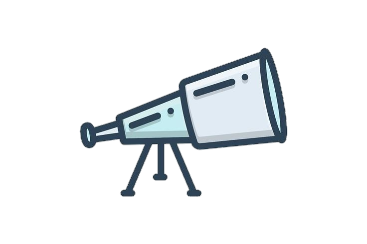 Telescope Logo Icon Png