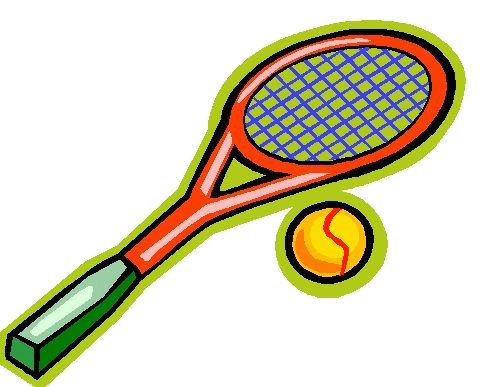 Tennis Racket and ball clipart Png