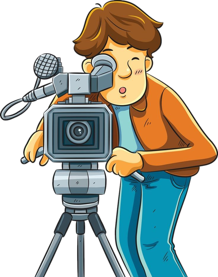 Video Camera Men Clipart Png