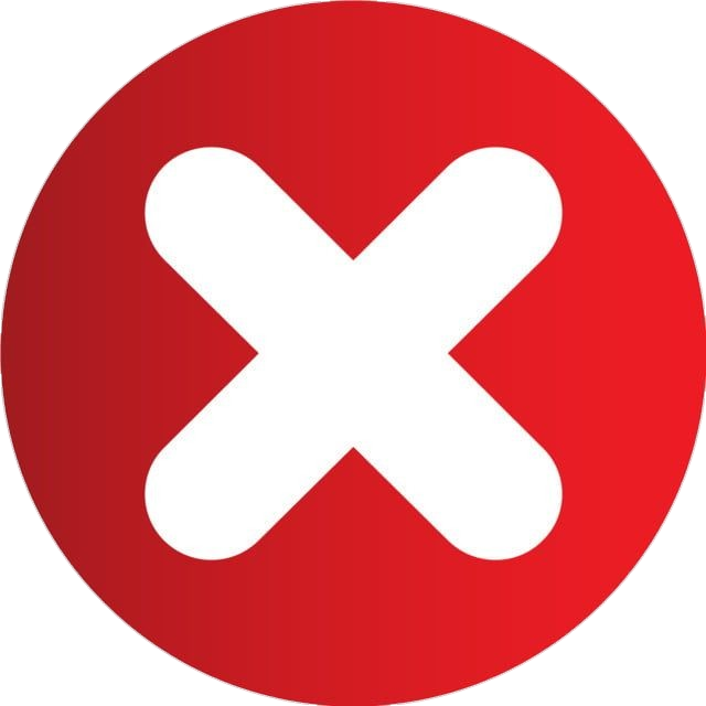 Round X Icon Png