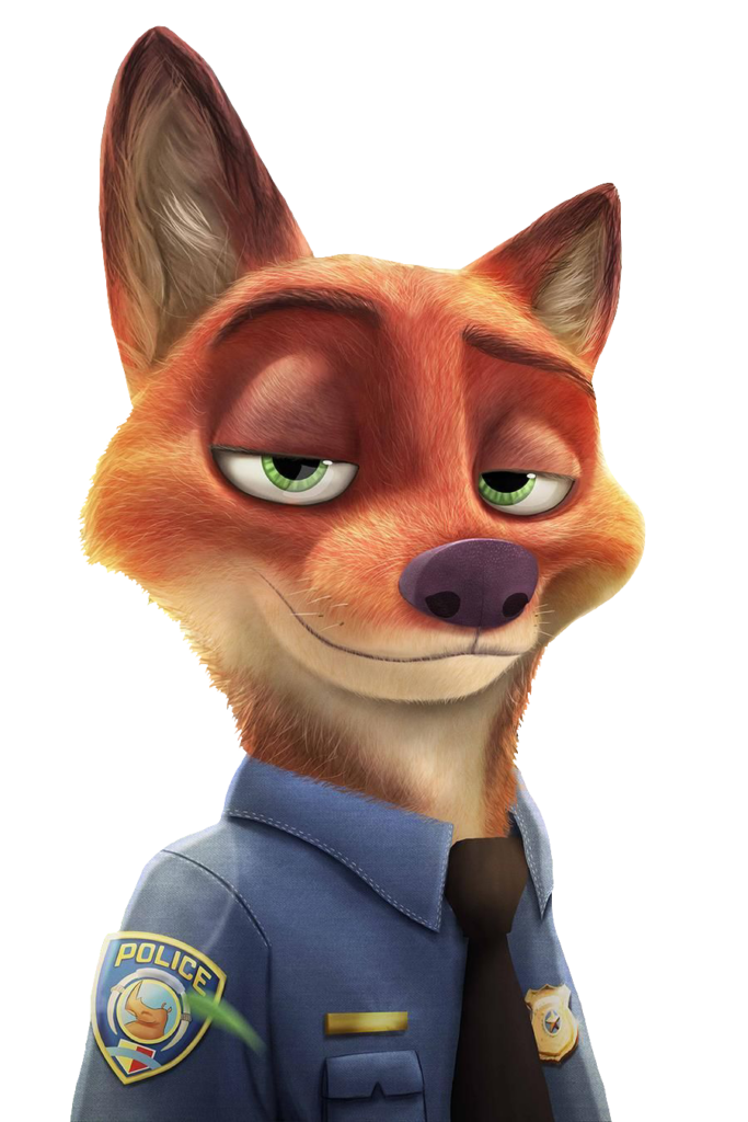 Zootopia Nick Wilde Artwork PNG